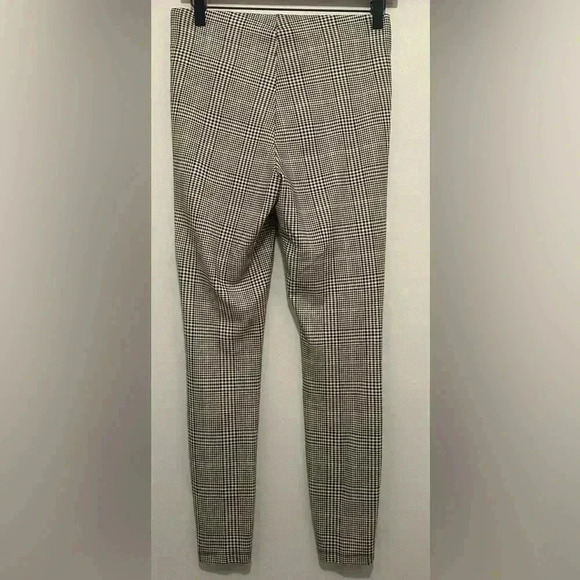Jules & Leopold Stretch Plaid Pants/Leggings, Size Medium, Brown/Tan/Cream - Picture 2 of 11